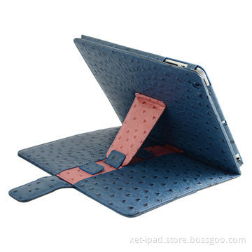 Multiple Angle Adjustable Kickstand PU Leather Case for Apple's iPad/iPad 2